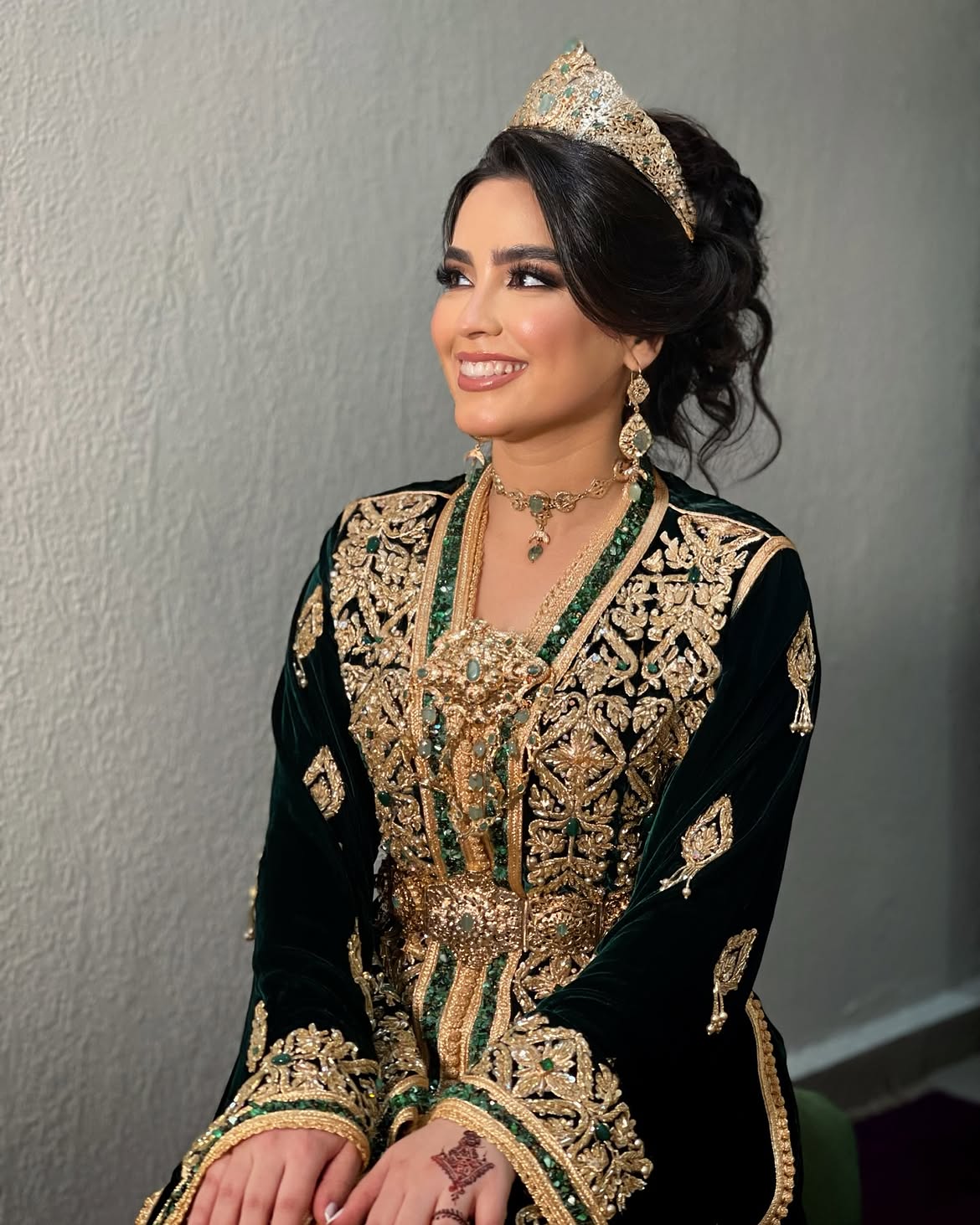 Coiffure de mariée réalisée au salon Maryline Beauty à Fès