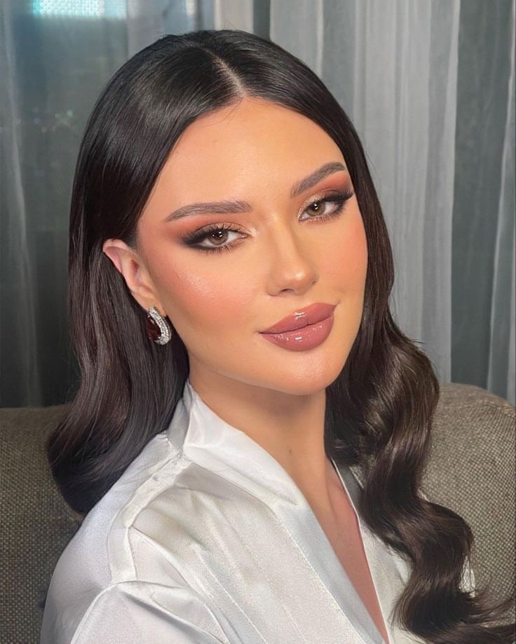 Maquillage de mariée réalisé au salon Maryline Beauty à Fès